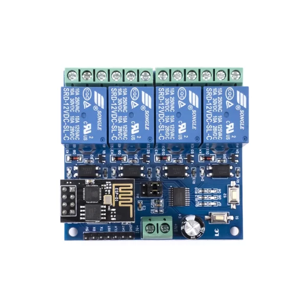 ESP8266 12V Relay Board – 4 Channel - Image 3
