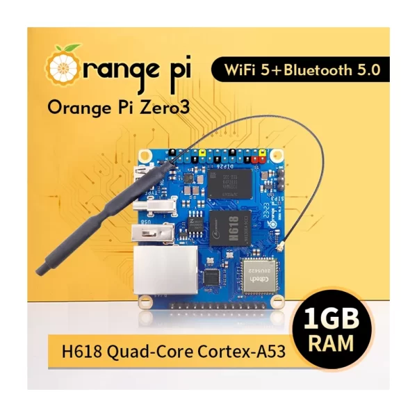 Orange Pi Zero 3 – 1GB RAM