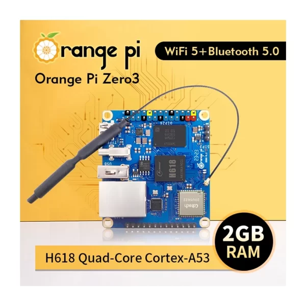 Orange Pi Zero 3 – 2GB RAM