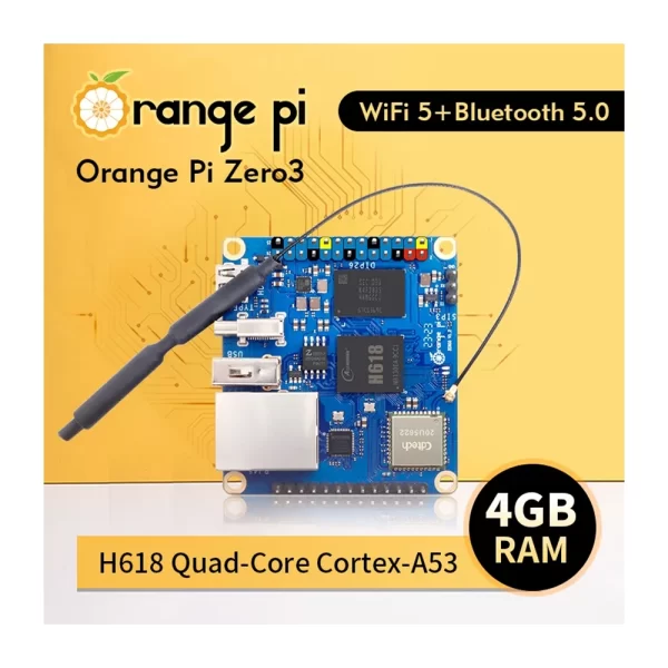 Orange Pi Zero 3 – 4GB RAM