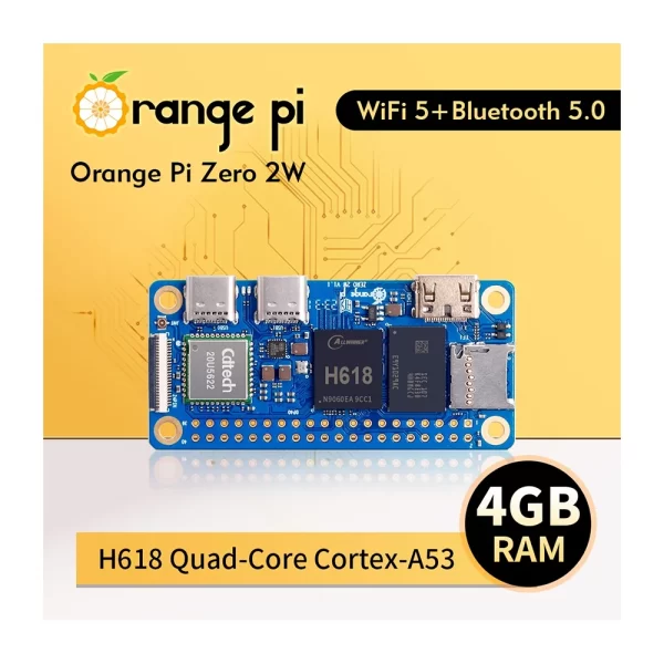 Orange Pi Zero 2W – 4GB RAM