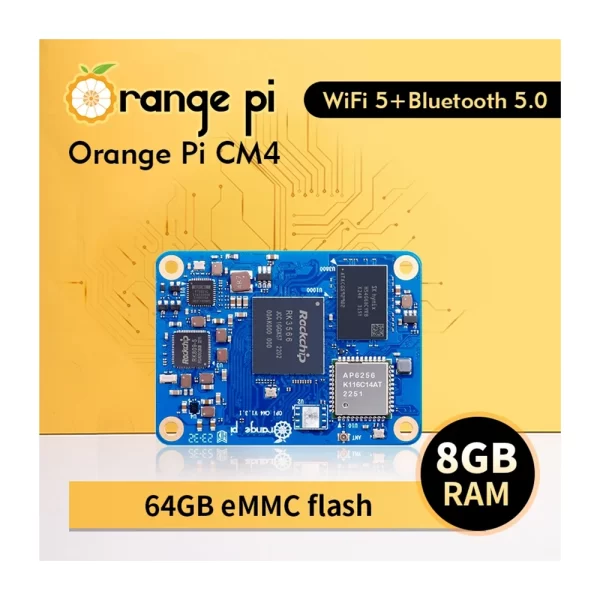 Orange Pi CM4 – 8GB RAM 64GB EMMC