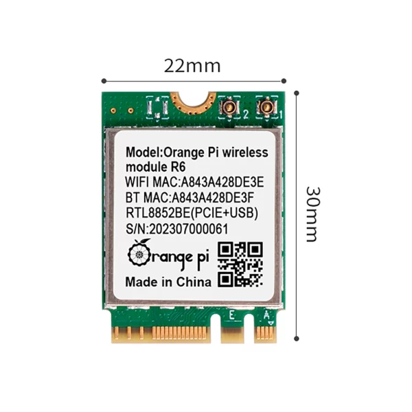 Orange Pi 5 Plus WiFi6 BT5.2 Module - Image 2