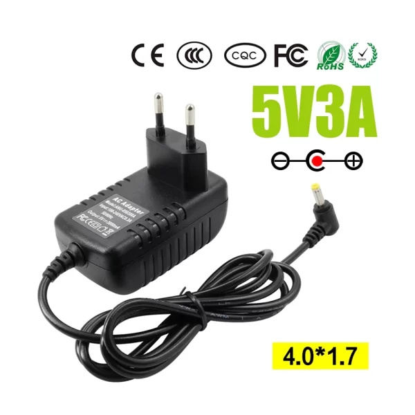 Orange Pi 5V 3A Power Supply – DC Jack 4×1.7mm