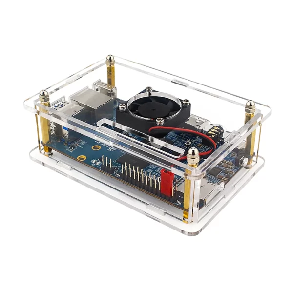 Orange Pi 5/5B Acrylic Case With Fan