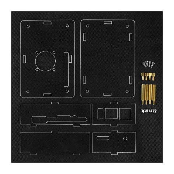 Orange Pi 5/5B Acrylic Case With Fan - Image 8