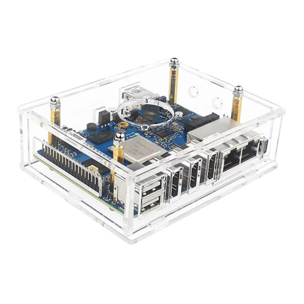 Orange Pi 5 Plus Acrylic Case With Fan