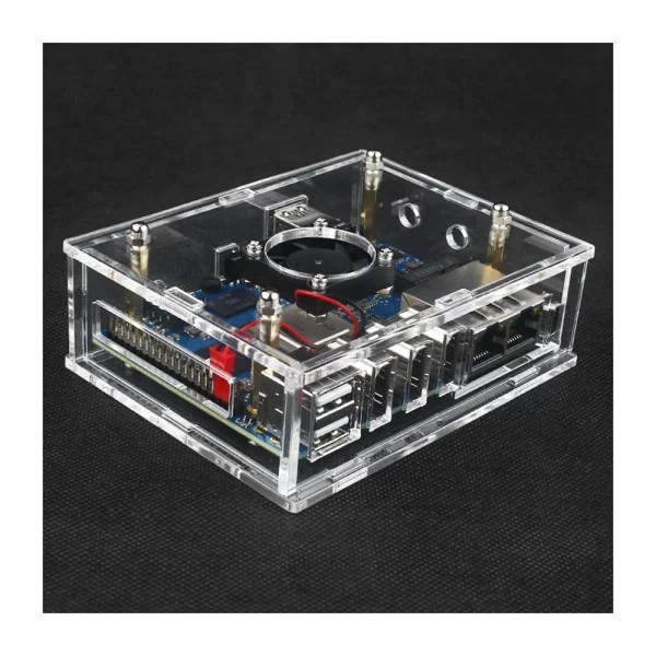 Orange Pi 5 Plus Acrylic Case With Fan - Image 3
