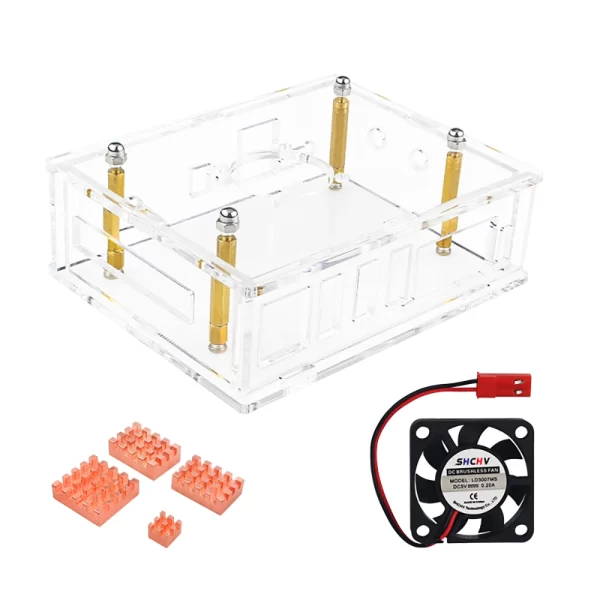 Orange Pi 5 Plus Acrylic Case With Fan - Image 5