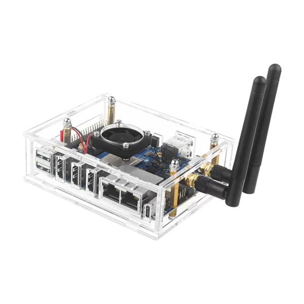 Orange Pi 5 Plus Acrylic Case With Fan - Image 6