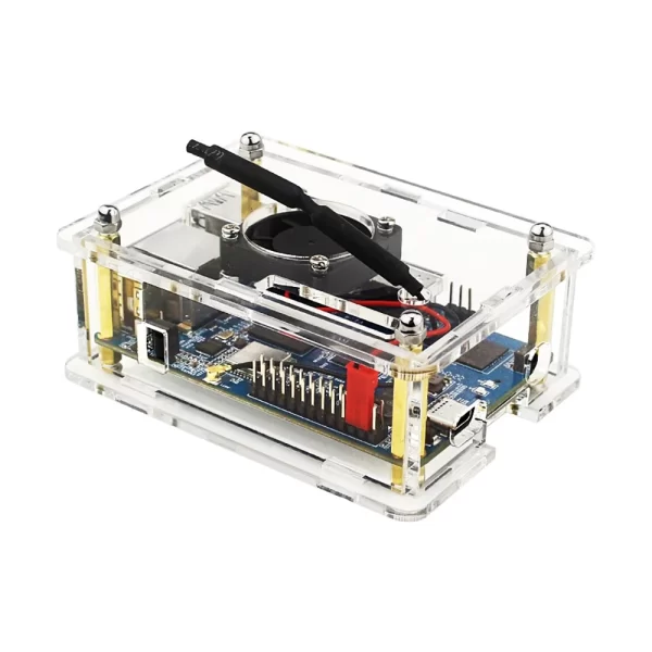 Orange Pi 3 LTS Acrylic Case With Fan - Image 2
