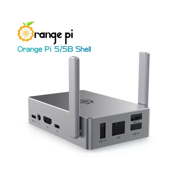 Orange Pi 5/5B Aluminium Case – Type 3