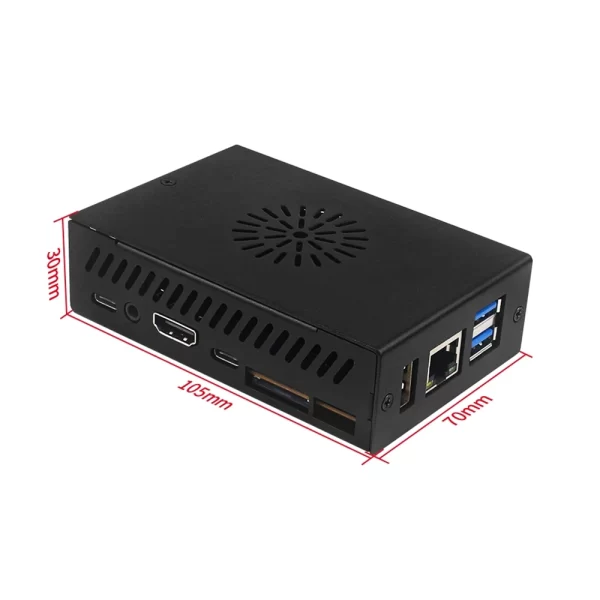 Orange Pi 5/5B Aluminium Case – Type 2 No Antenna - Image 6