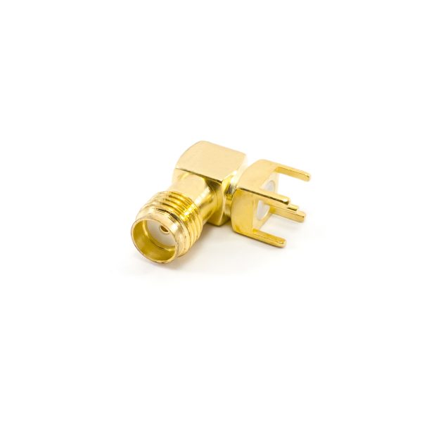 Right Angle Female SMA PCB Connector