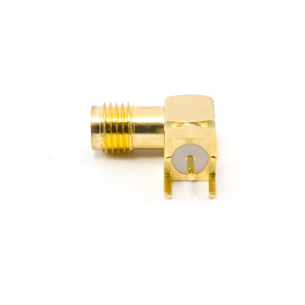 Right Angle Female SMA PCB Connector - Image 2