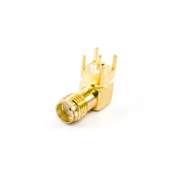 Right Angle Female SMA PCB Connector - Image 3