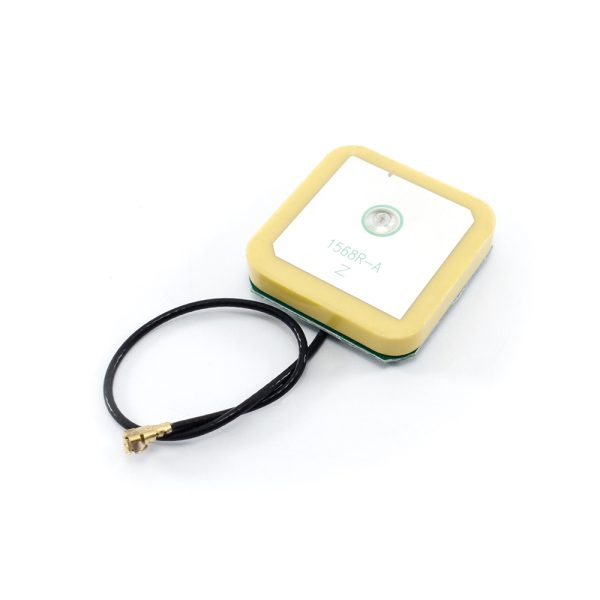 GPS Active Antenna 25×25 Type 1 – 10cm Cable