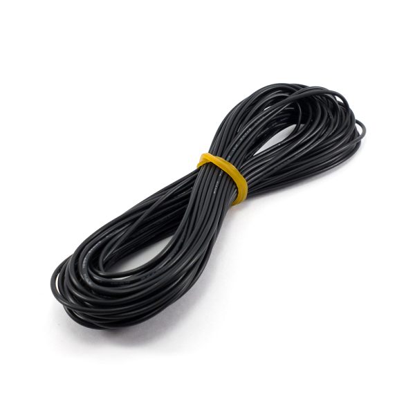 24AWG Stranded PVC Cable – 10m Black