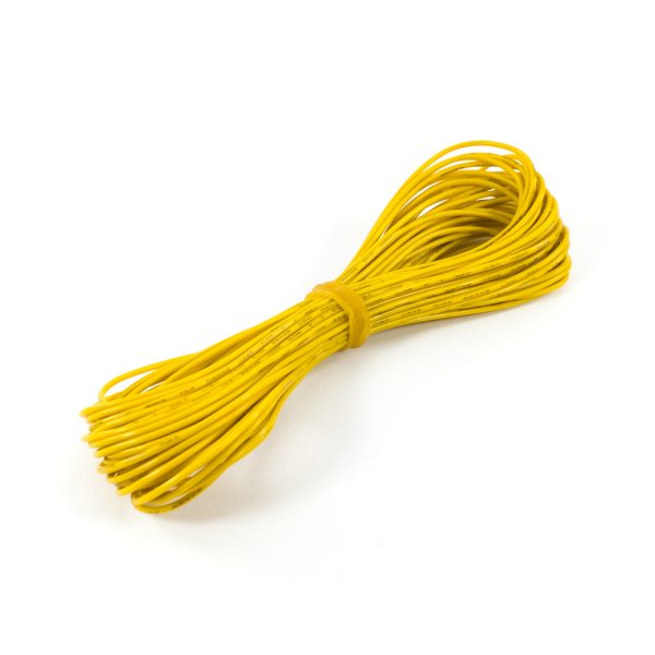 24AWG Stranded PVC Cable – 10m Yellow