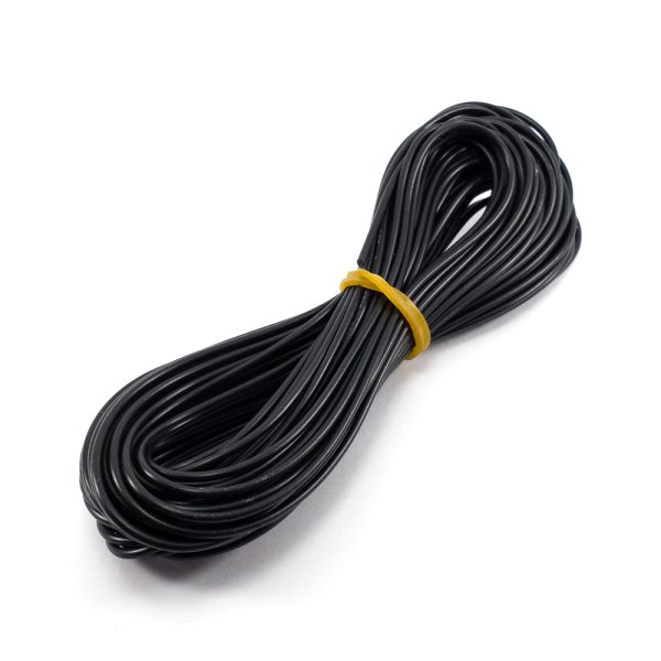 22AWG Stranded PVC Cable – 10m Black