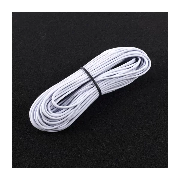 22AWG Stranded PVC Cable – 10m White