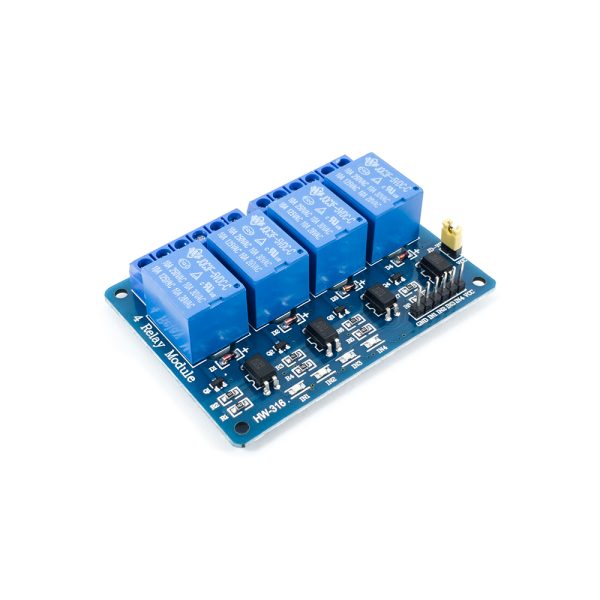 4-Channel 5VDC Relay Module With Opto