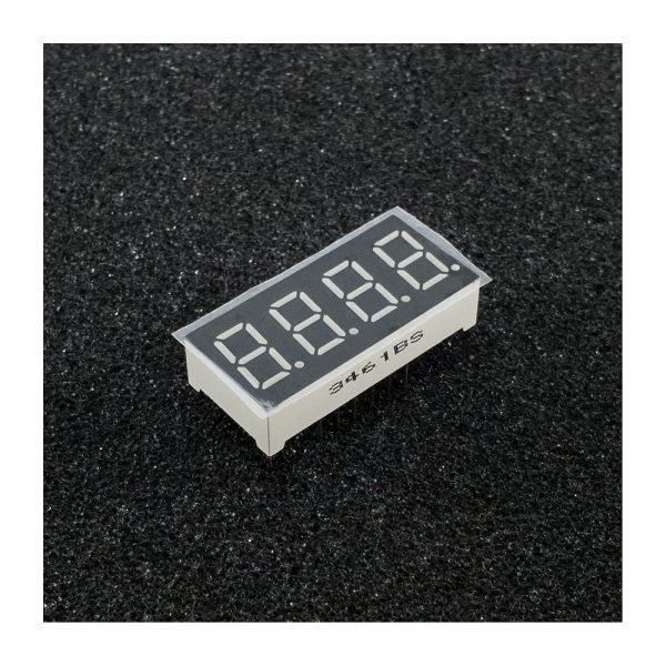 4 Digit 7-Segment Display – Red