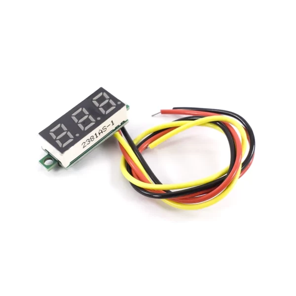 Digital Voltmeter 0.28 Inch 3-Wire 0-100V Red
