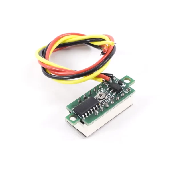 Digital Voltmeter 0.28 Inch 3-Wire 0-100V Red - Image 3