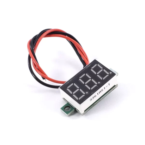 Digital Voltmeter 0.36 Inch 2-Wire 4.5-30V Red - Image 2