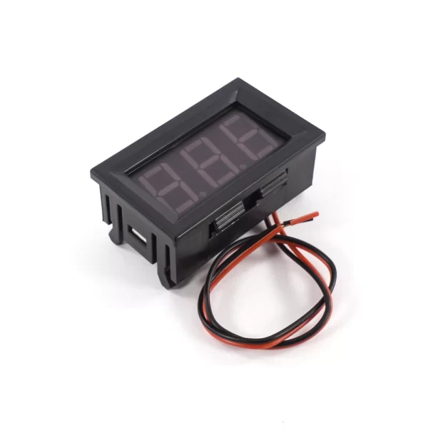Digital Voltmeter 0.56 Inch 2-Wire 4.5-30V Red