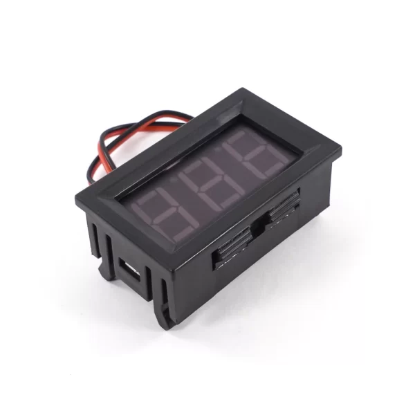 Digital Voltmeter 0.56 Inch 2-Wire 4.5-30V Red - Image 2
