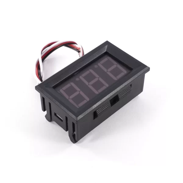 Digital Voltmeter 0.56 Inch 3-Wire 0-100V Red - Image 2