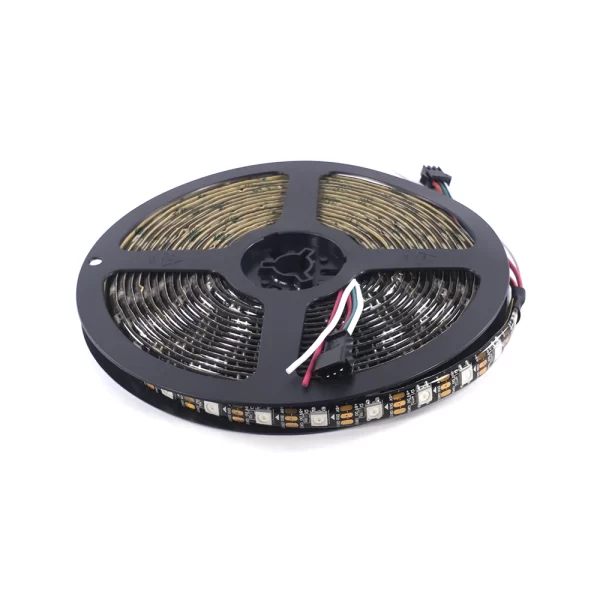 WS2812B LED Strip 60/m – IP65 Epoxy Black Board 5m - Image 2