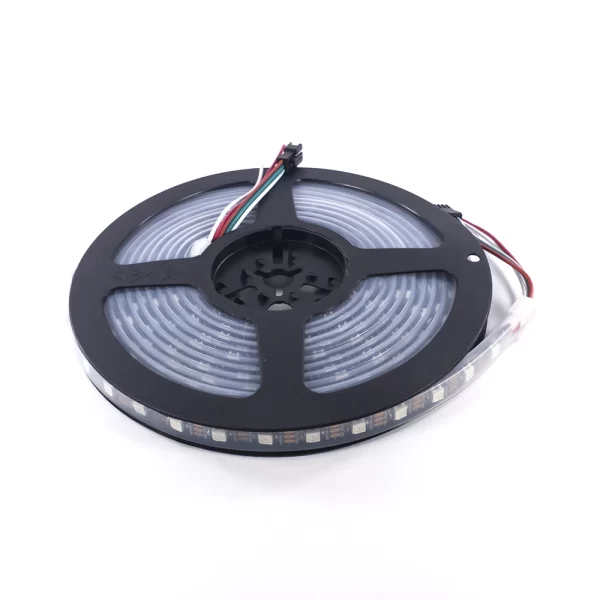 WS2812B LED Strip 60/m – IP67 Casing Black Board 5m - Image 2