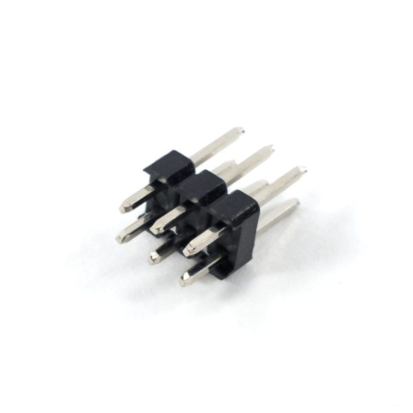 Male Pin Header – Straight 6P 2.54mm DIL - Image 2