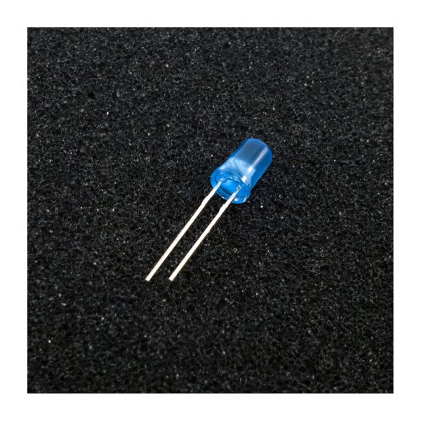 Leaded 5mm LED Diffused Blue – 10 Pieces
