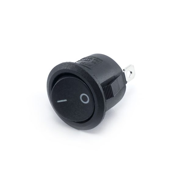 Round Rocker Switch SPST