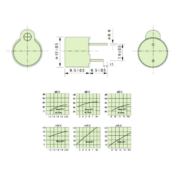 5V Active Buzzer Type 1 - Image 2