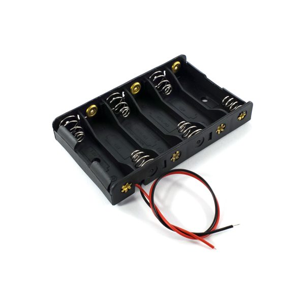 6 Cell AA Battery Holder Type 1