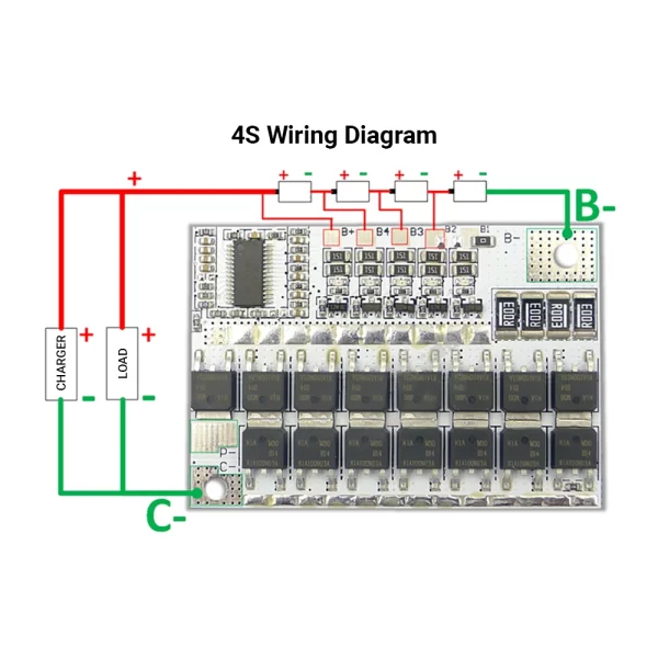 Battery Protection Board 4S 100A Balanced - Image 4