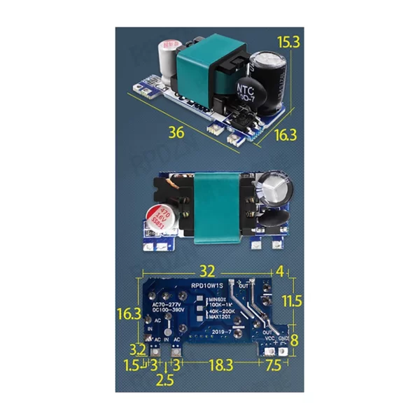Mini Power Supply Module 5VDC 10W Type 1 - Image 5