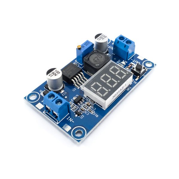 DC-DC Buck Converter with Voltmeter – LM2596