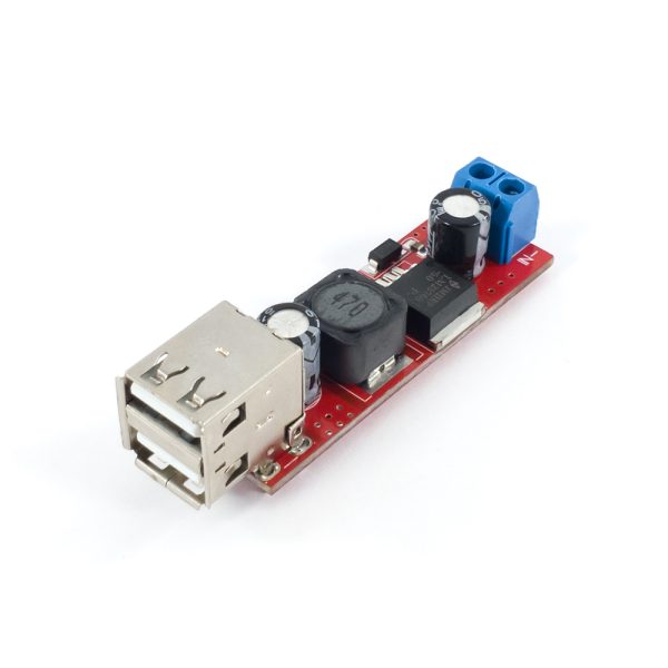 DC-DC Buck Converter – 5V 3A Dual USB