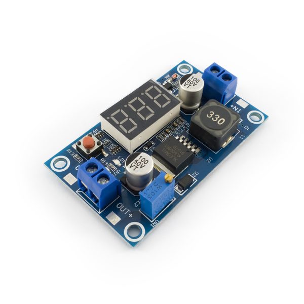 DC-DC Boost Converter with Voltmeter – XL6009 - Image 2