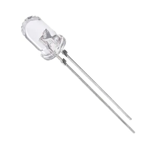 5mm High Bright Red LED – 5 Pieces