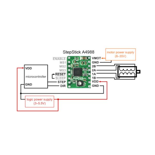 A4988 Stepper Motor Driver - Image 4
